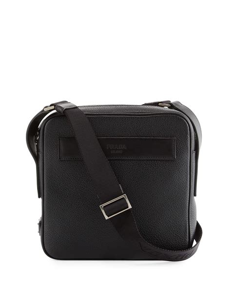 prada mens leather messenger bag|prada crossbody bags men's.